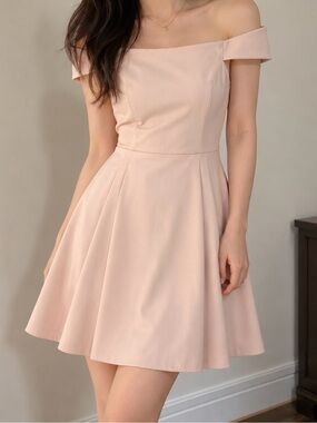 Teeze Me  Blush Pink Fit & Flare Dress
